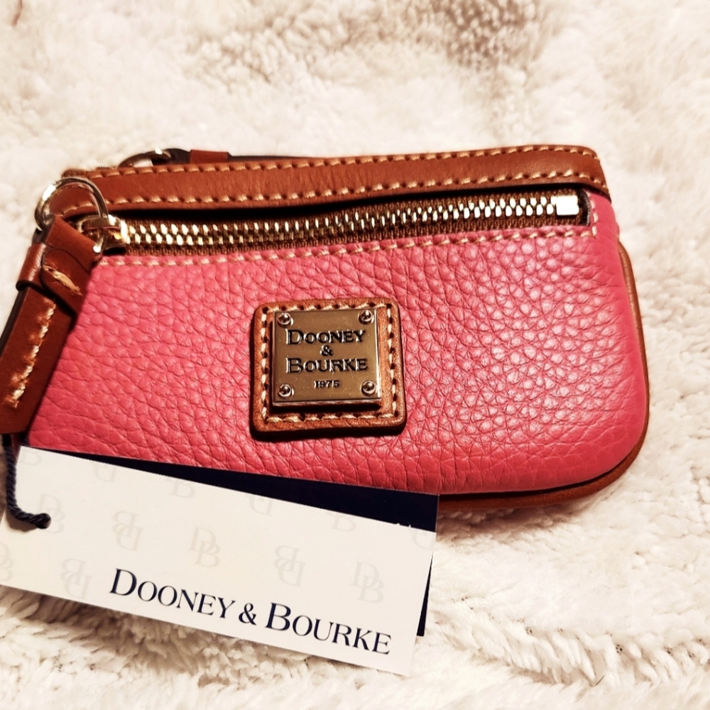 Dooney & Bourke Pink Coin Purse Wallet - Picture 2 of 6